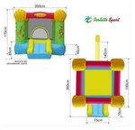 PERFETTO SPORT "Avventure in Africa" PS-501. Детский надувной батут.