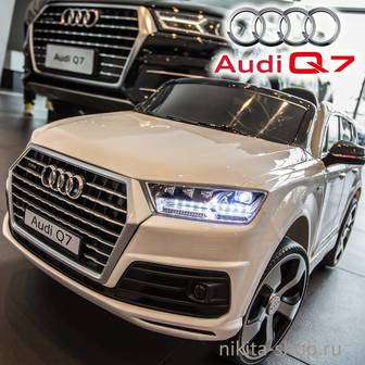 Детский электромобиль AUDI Q7 QUATTRO LUX (ЛИЦЕНЗИОННАЯ МОДЕЛЬ) с дистанционным управлением