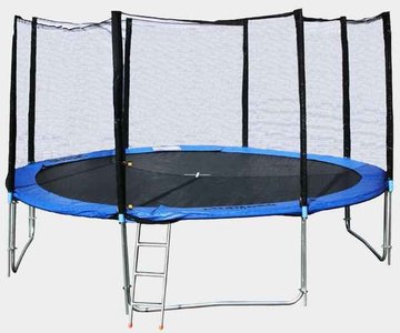 Батут детский с защитной сеткой "Trampoline 8" диаметр 2,4 м