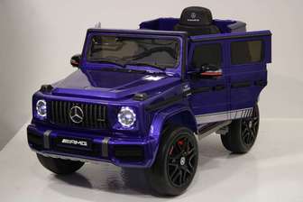 Mercedes-AMG G63 4WD K999KK. Детский полноприводный джип на резиновых колесах.