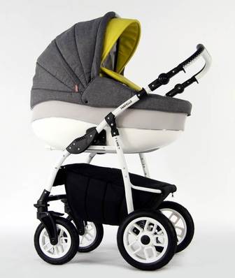 Farfello FORTUNA F-line. Модульная коляска 2 в 1 на надувных колесах.