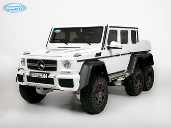 Mercedes-Benz G63-AMG 4WD. Детский автомобиль на резиновых колесах.