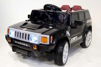 Детский джип HUMMER E003EE на резиновых колесах