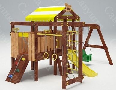 Савушка-Baby - 11 (Play). Деревянная детская площадка.