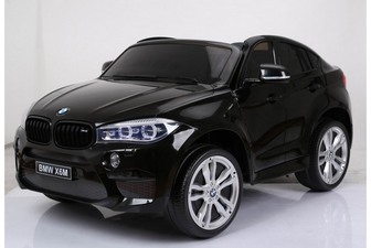 Детский внедорожник BMW X6 двухместный на резиновых колесах