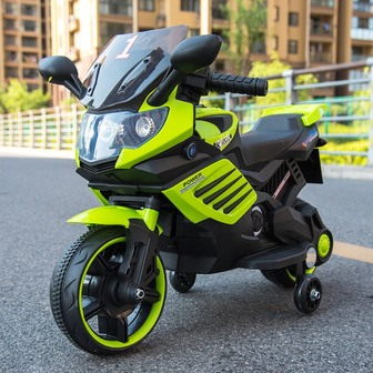 Детский мотоцикл Toyland Minimoto LQ 158 на резиновых колесах