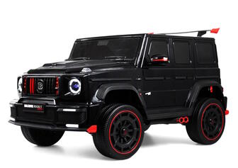 Детский электромобиль Mercedes-Benz G-Класс AMG Brabus Z888ZZ, двухместный, скорость до 11 км/час.
